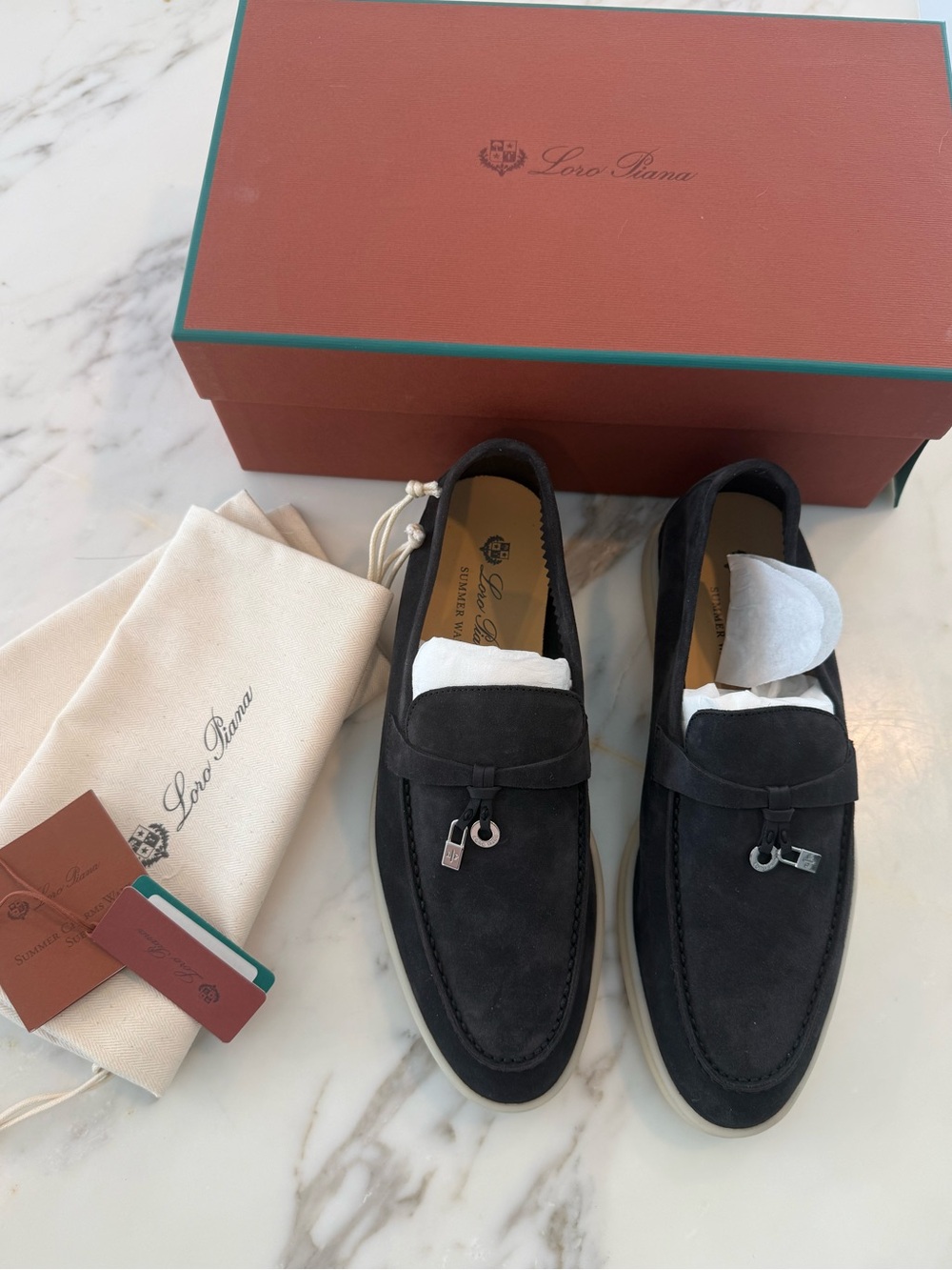 Brand new Loro piana loafers